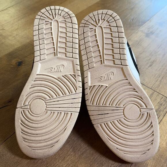 Nike Air Jordan 1 Mid Black Tan Youth 7.5Y / Women’s 9 BQ6472-800 - Picture 6 of 8